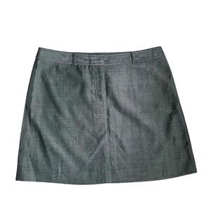 Express Stretch wool blend gray mini skirt size 7/8